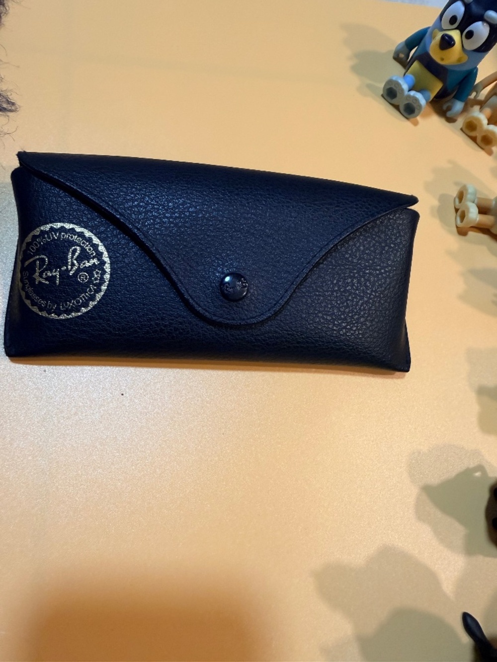 Ray-Ban Black Eyeglass Sunglasses Case With Cleaning Cloth